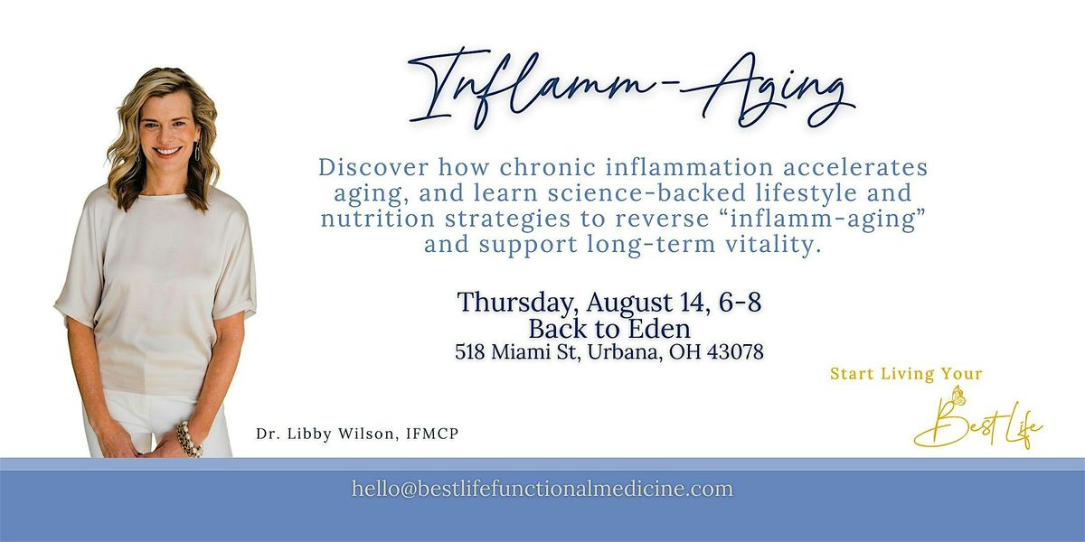 Inflamm-Aging, 14 August | Event in Urbana | AllEvents
