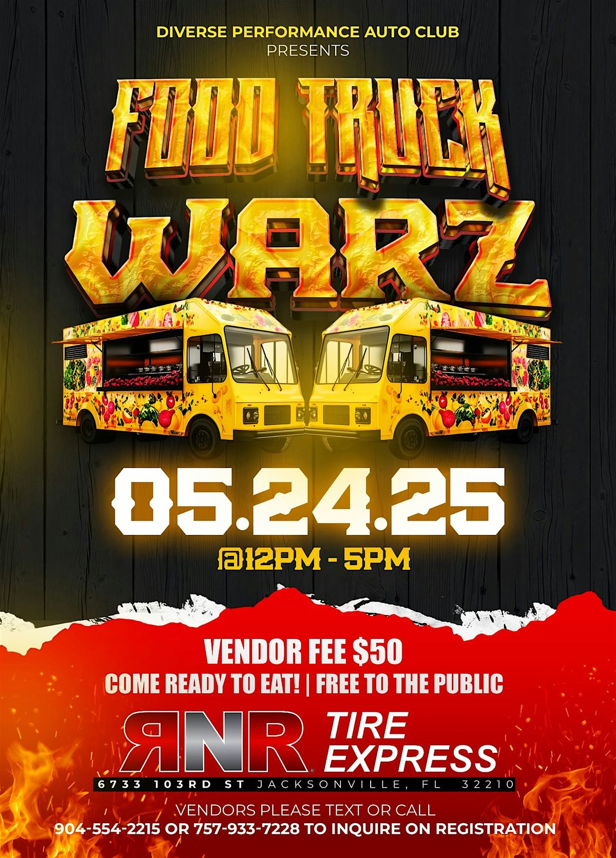 Food Truck Warz, 24 May | Event in Jacksonville | AllEvents