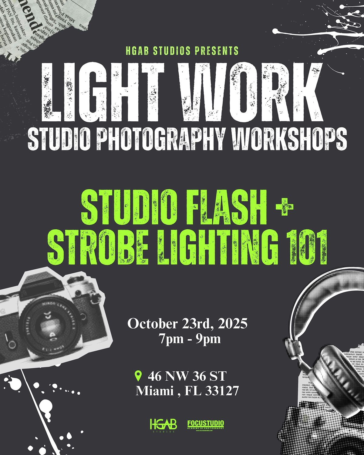 Class 3: Electronic Lighting / Studio Flash, 23 October | Event in Miami | AllEvents