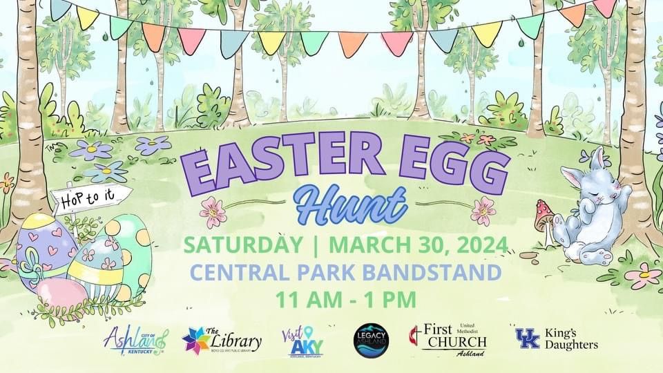 City of Ashland Easter Egg Hunt , Central Park Ashland, Ky, 30 March