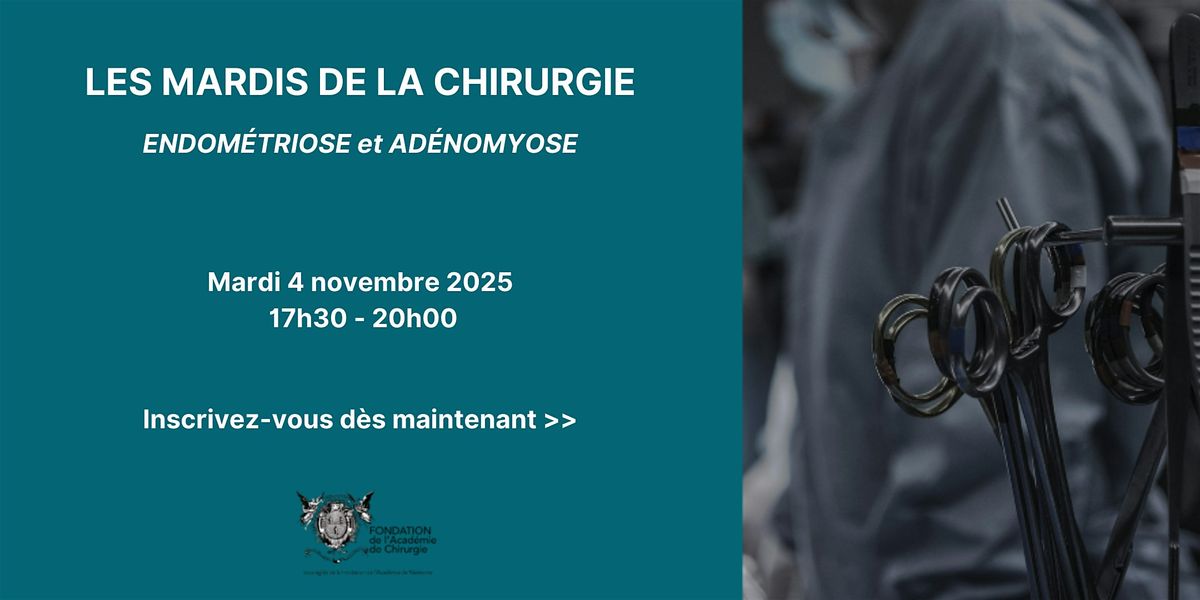 MDC - ENDOMÉTRIOSE et ADÉNOMYOSE - Présentiel, 4 November | Event in Paris | AllEvents