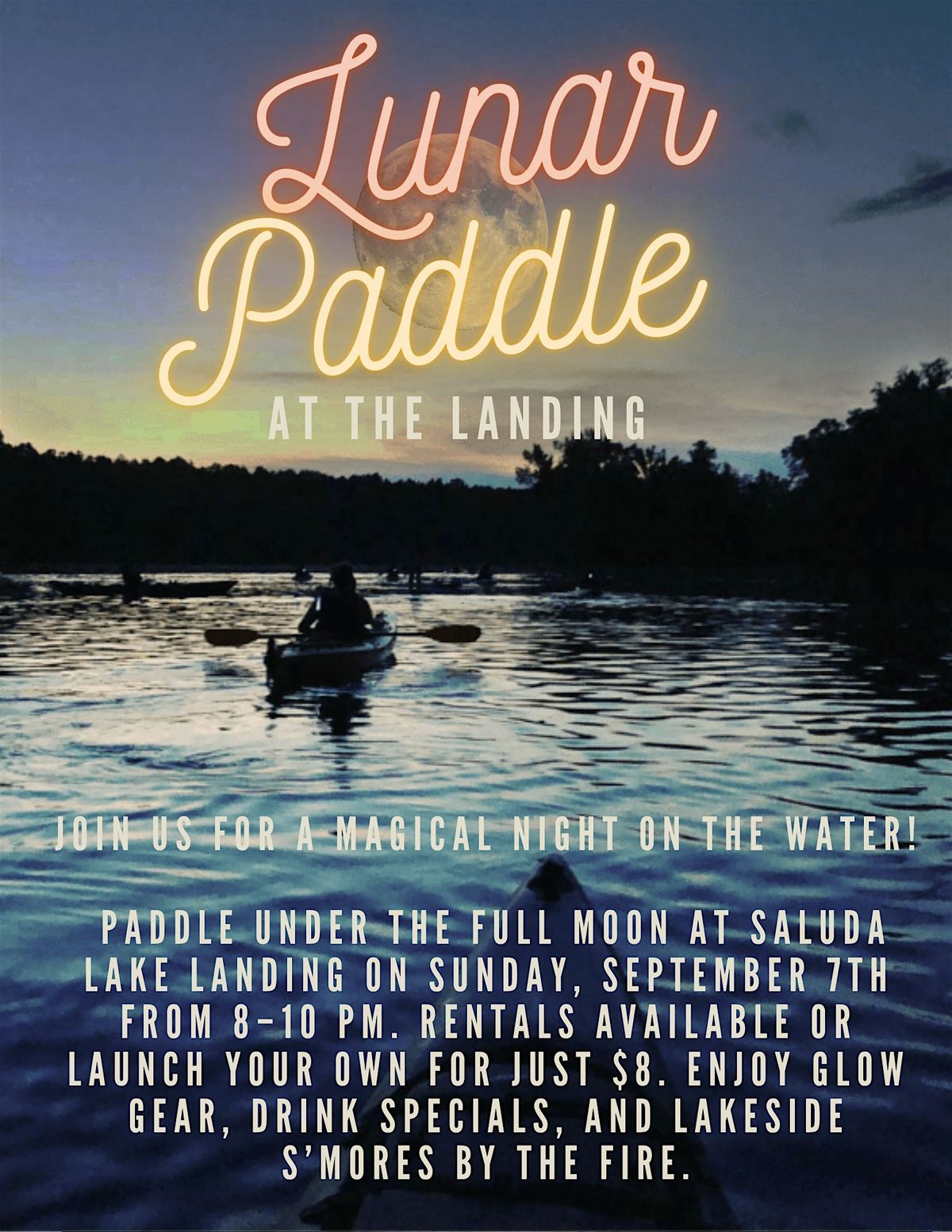 Lunar Paddle at The Landing!, 7 September | Event in Greenville | AllEvents