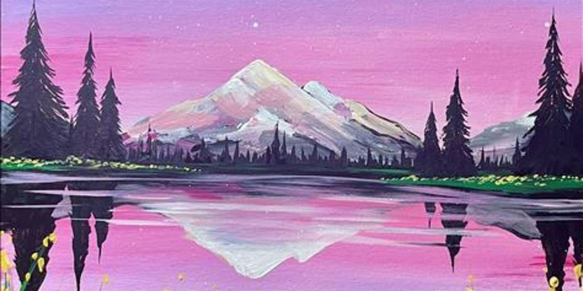 Glowing Lakeside Sunset Painting - Paint and Sip by Classpop!™, 28 July | Event in Baytown | AllEvents