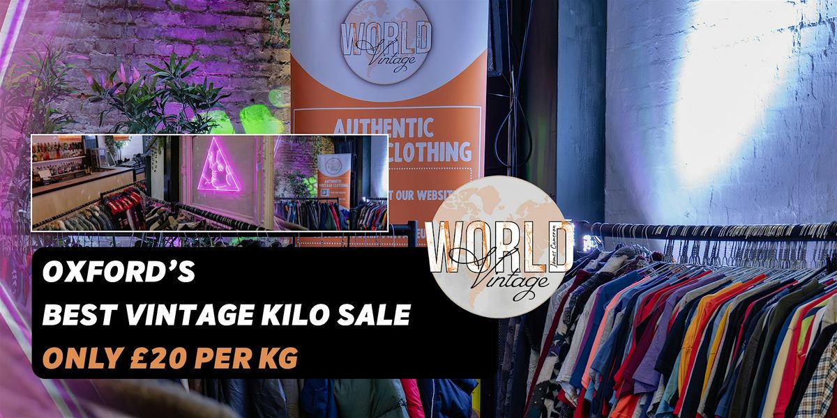 Oxford's BEST Vintage Kilo Sale, 24 May | Event in Oxford | AllEvents