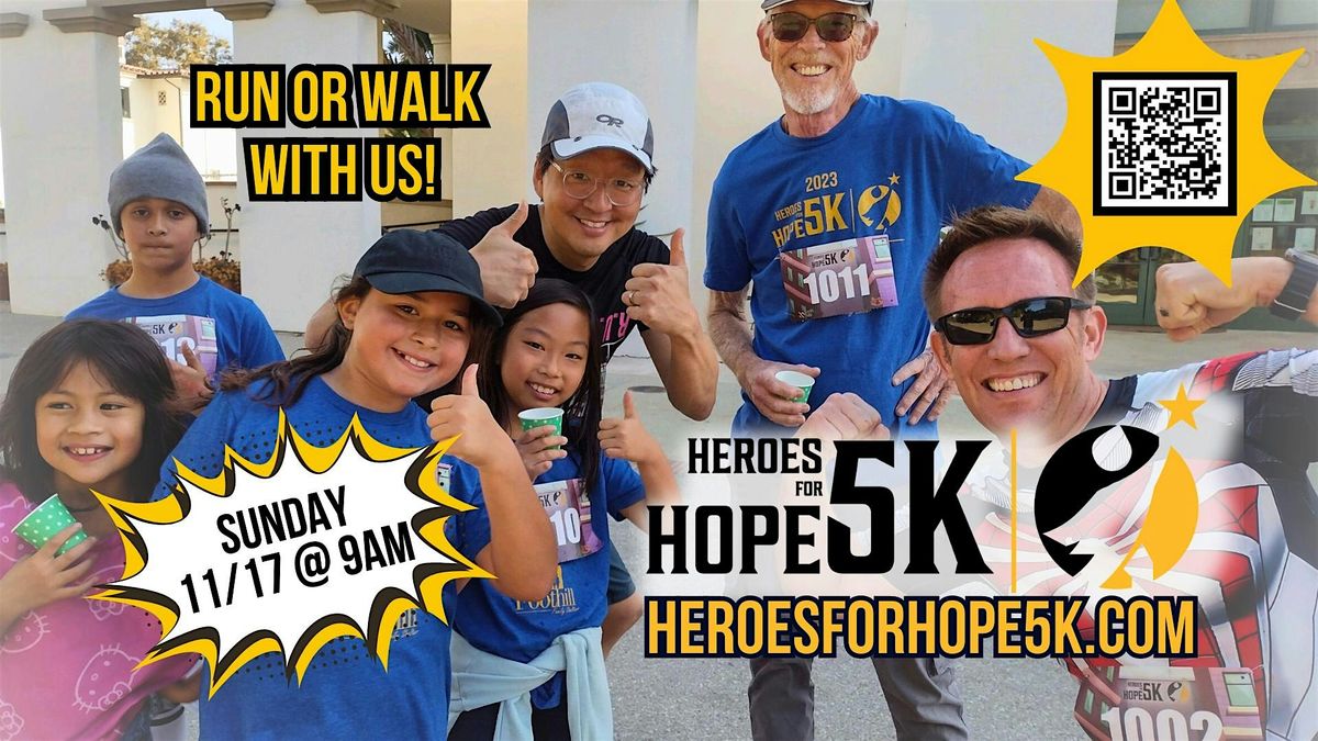 Heroes for Hope 5K 2025, 9 November | Event in Claremont | AllEvents