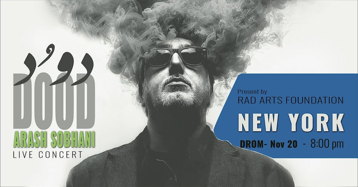 Arash Sobhani Live in New York, 20 November | Event in New York | AllEvents