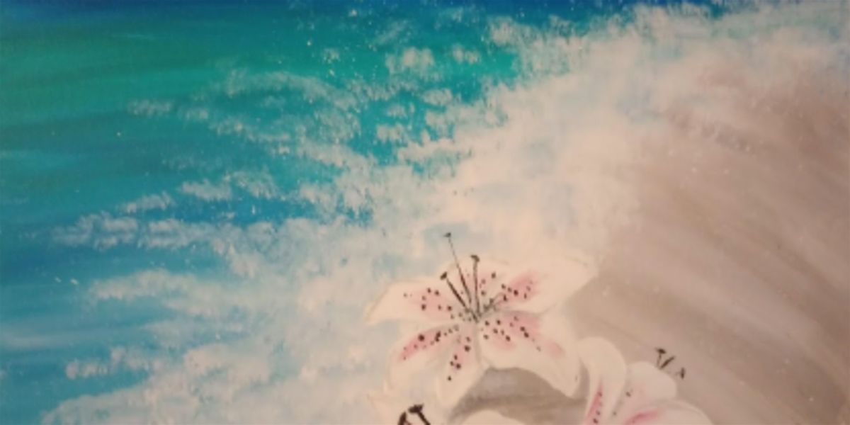 Petals on the Beach - Paint and Sip by Classpop!™ | Event in Rancho Santa Margarita | AllEvents