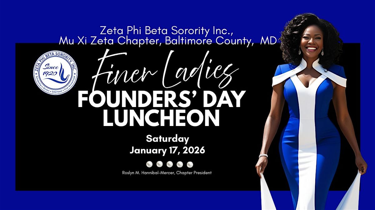 Founder's Day Luncheon 2026, 17 January | Event in Owings Mills | AllEvents