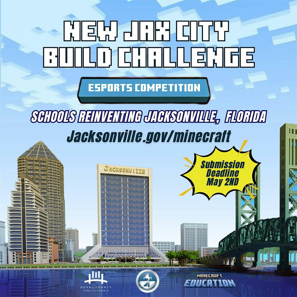 Jacksonville Mayor’s Cup – New Jax City Build Challenge with Minecraft ...