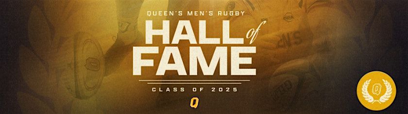 Copy of Queen's Rugby Hall of Fame - 2025, 10 October | Event in Kingston | AllEvents