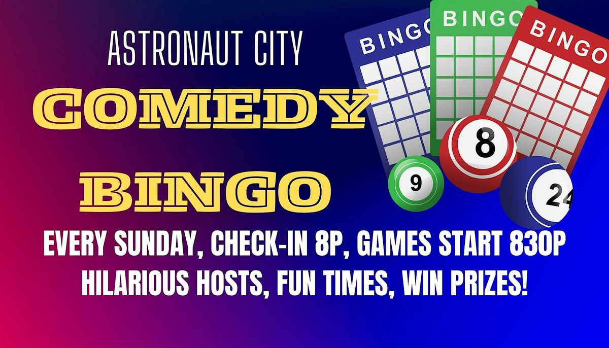 Sunday Night Comedy Bingo @ The Astronaut City, 3 August | Event in Arcadia | AllEvents