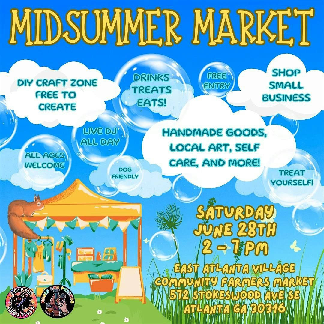 Midsummer Market: Shop Local and Handmade Goods!, 28 June | Event in Atlanta | AllEvents
