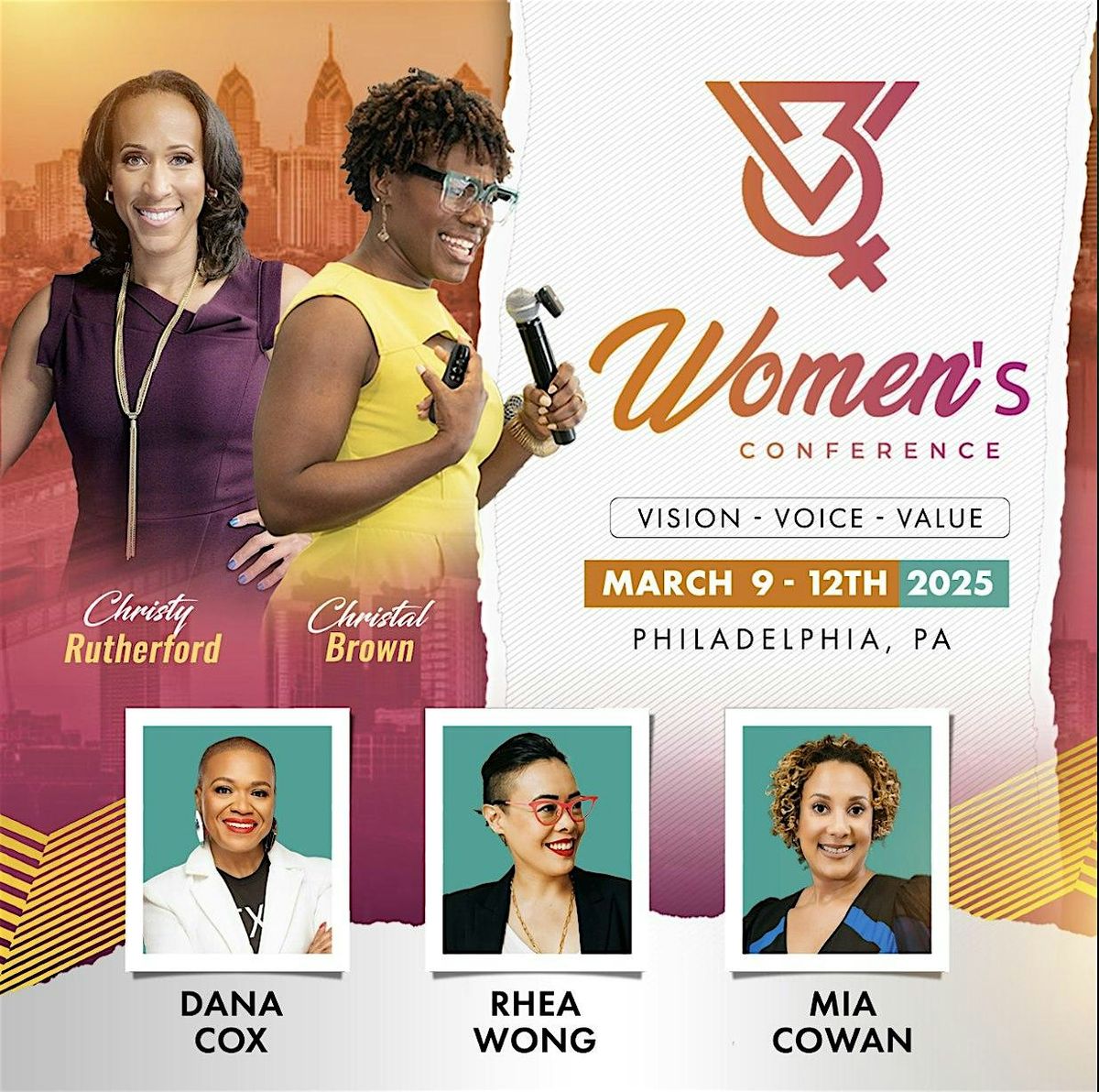The 3V Women's Conference: Vision, Value, and Voice, 30 May | Event in Philadelphia | AllEvents