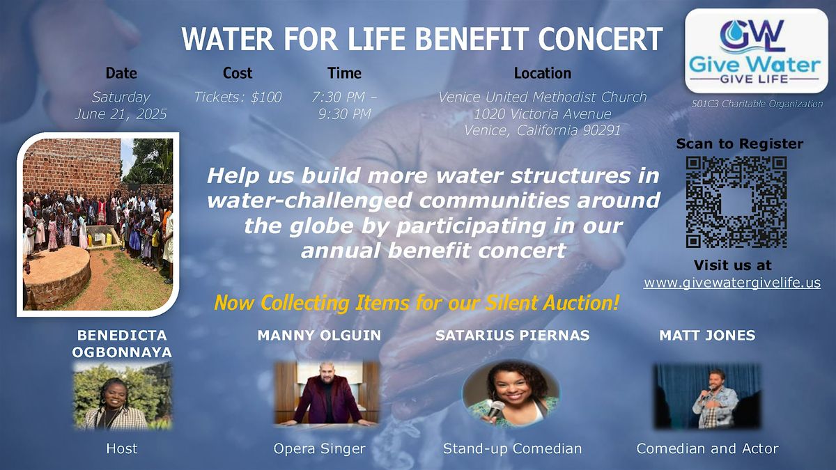 Water for Life Concert, 21 June | Event in Los Angeles | AllEvents