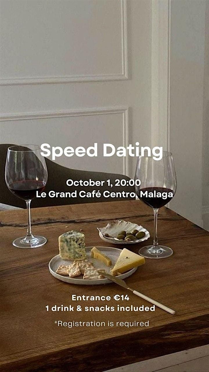 Speed Dating event in Malaga, 1 October | Event in Málaga | AllEvents