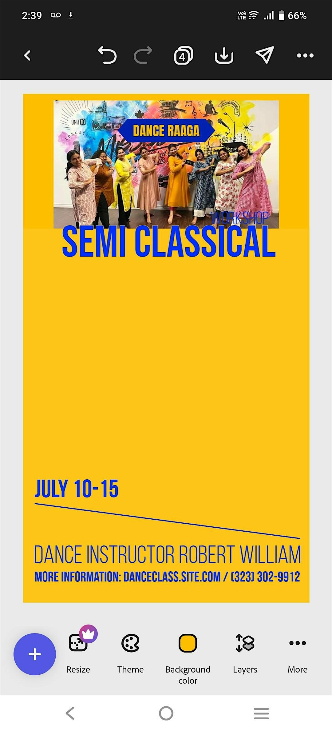 Semi Classical Dance Workshop, 13 December | Event in Toronto | AllEvents