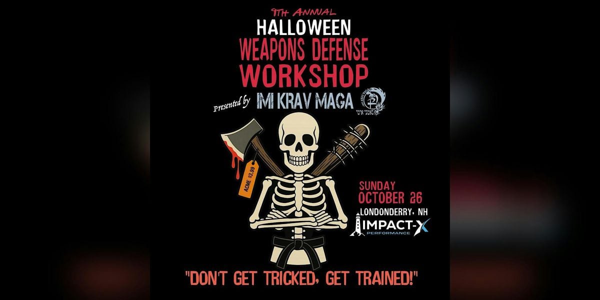 Halloween Weapons Defense Krav Maga Workshop, 26 October | Event in Londonderry | AllEvents