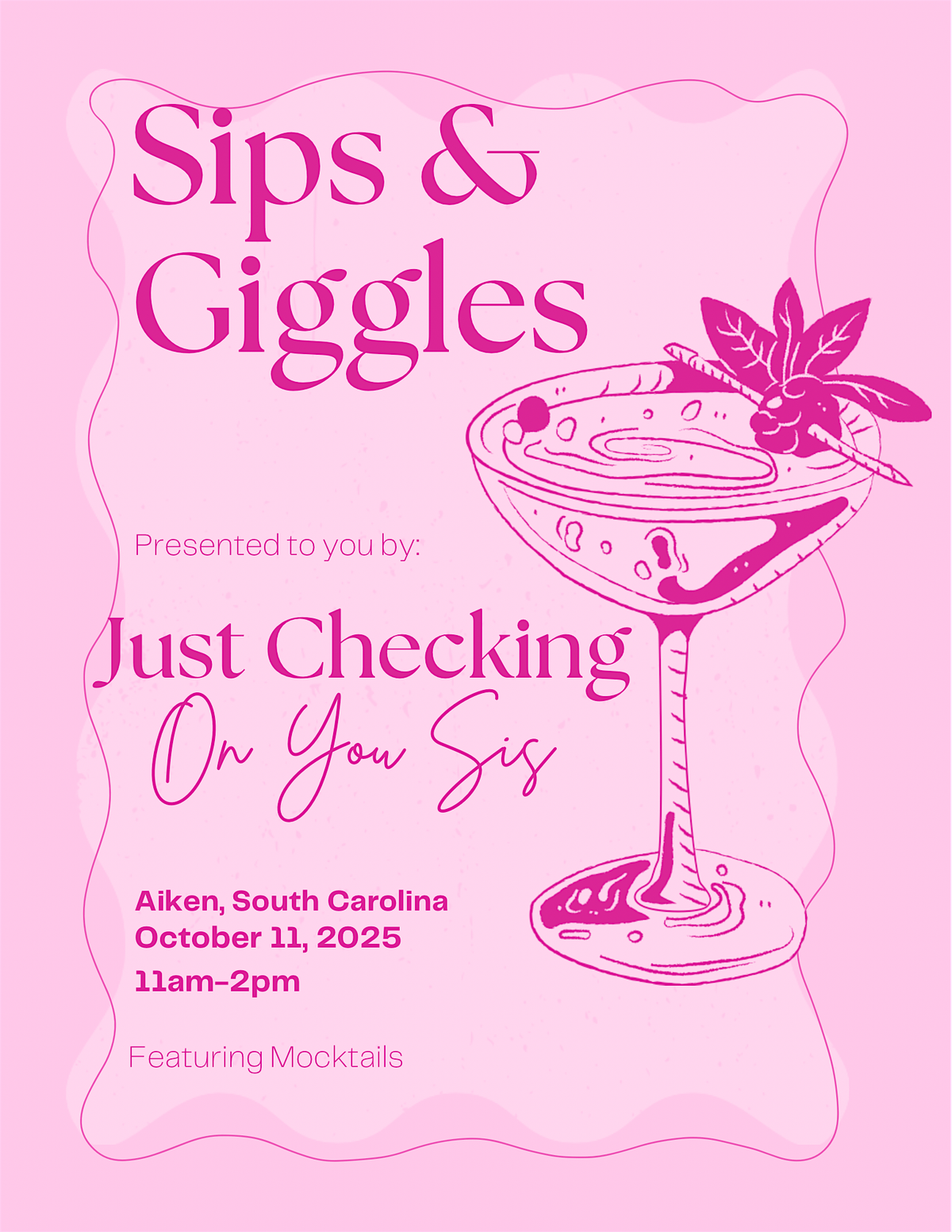 Sips & Giggles, 11 October | Event in Aiken | AllEvents
