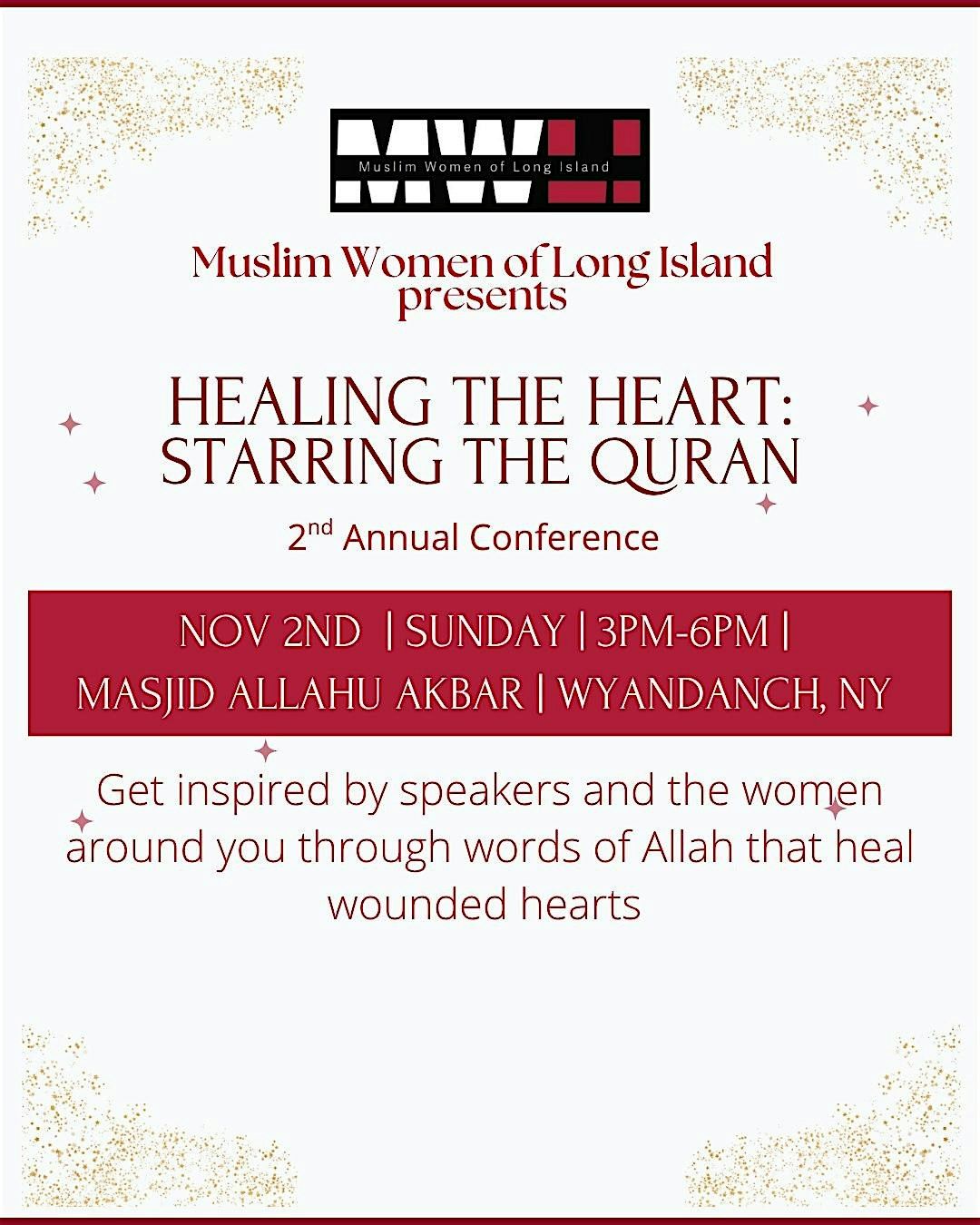 Healing the Heart: Starring the Quran, 2 November | Event in Wyandanch | AllEvents
