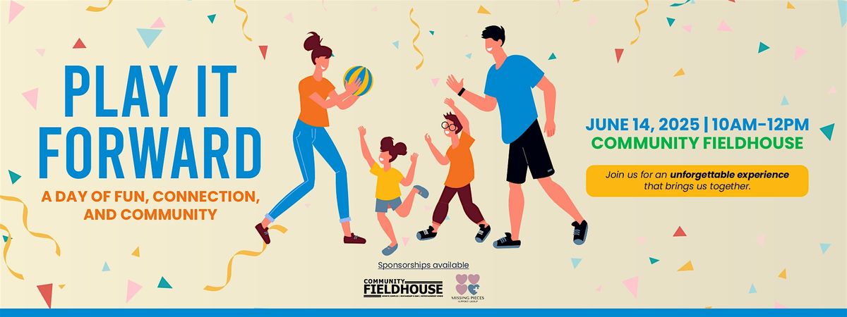 Play It Forward, 12 July | Event in Spring | AllEvents