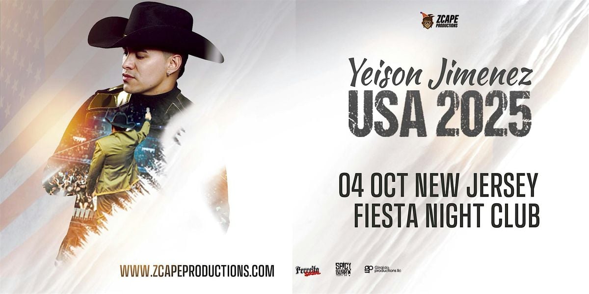 Yeison Jimenez en New Jersey, 4 October | Event in Passaic | AllEvents