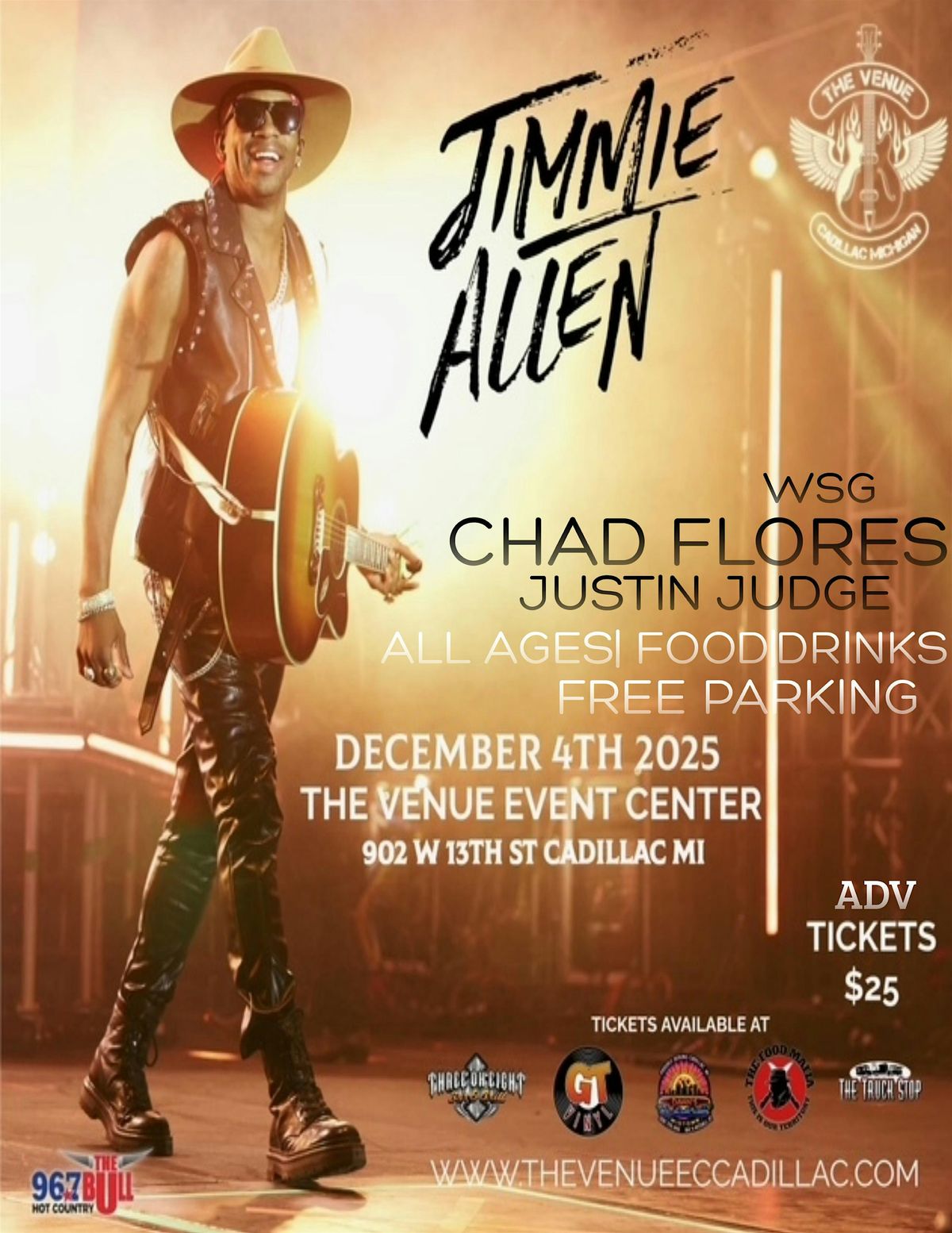 Jimmie Allen Live, 4 December | Event in Cadillac | AllEvents