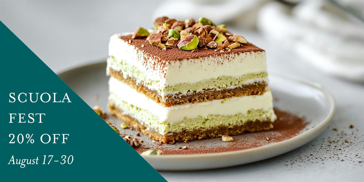 Hands On: Pistacchio Tiramisù, 22 August | Event in Boston | AllEvents