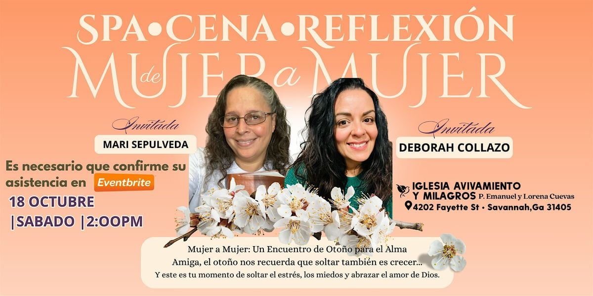MUJER A MUJER, 18 October | Event in Savannah | AllEvents