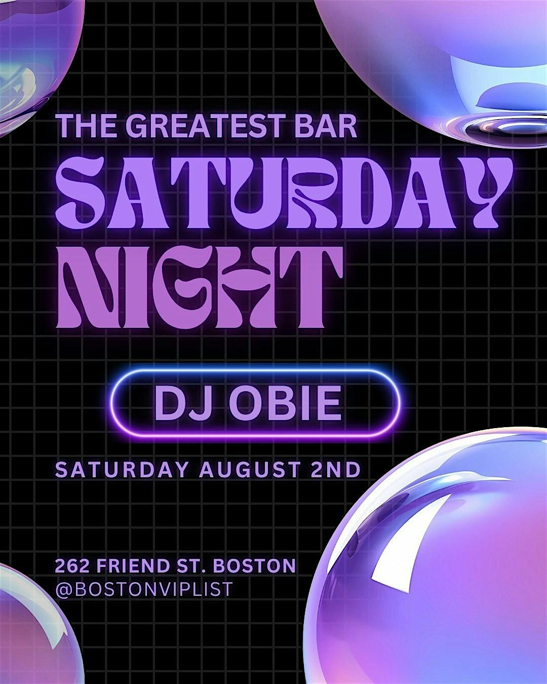 DJ Obie at The Greatest Bar, 2 August | Event in Boston | AllEvents