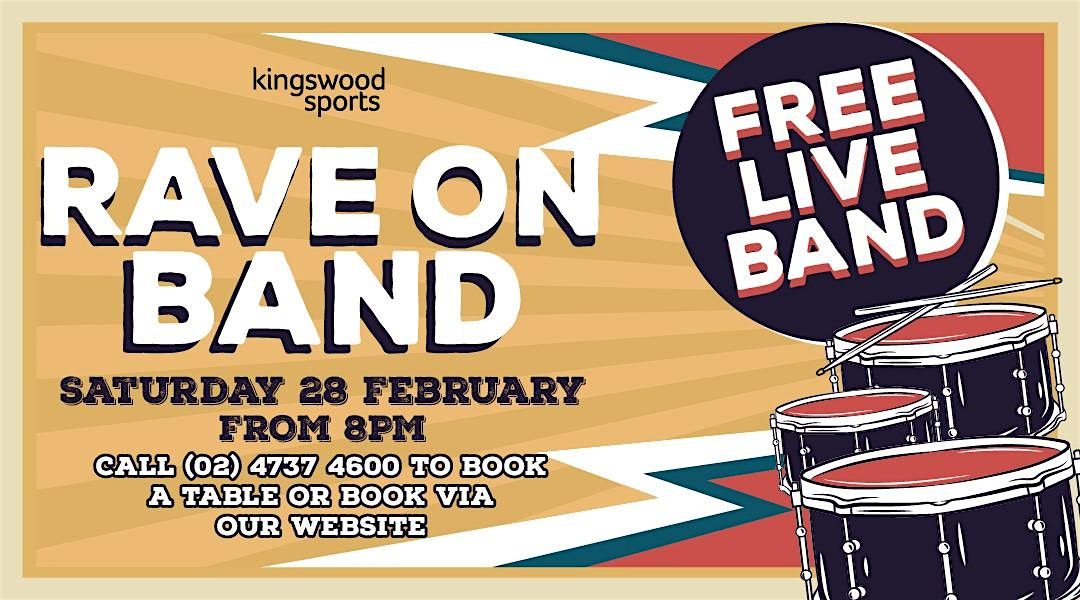 Rave on Band, 28 February | Event in Kingswood | AllEvents