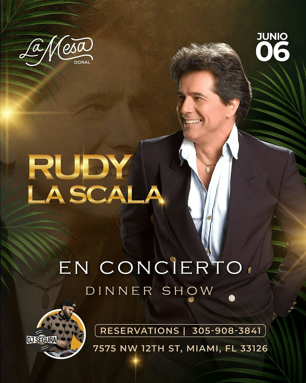 RUDY LA SCALA " NEW  SHOW " LA MESA DORAL, 6 June | Event in Miami | AllEvents