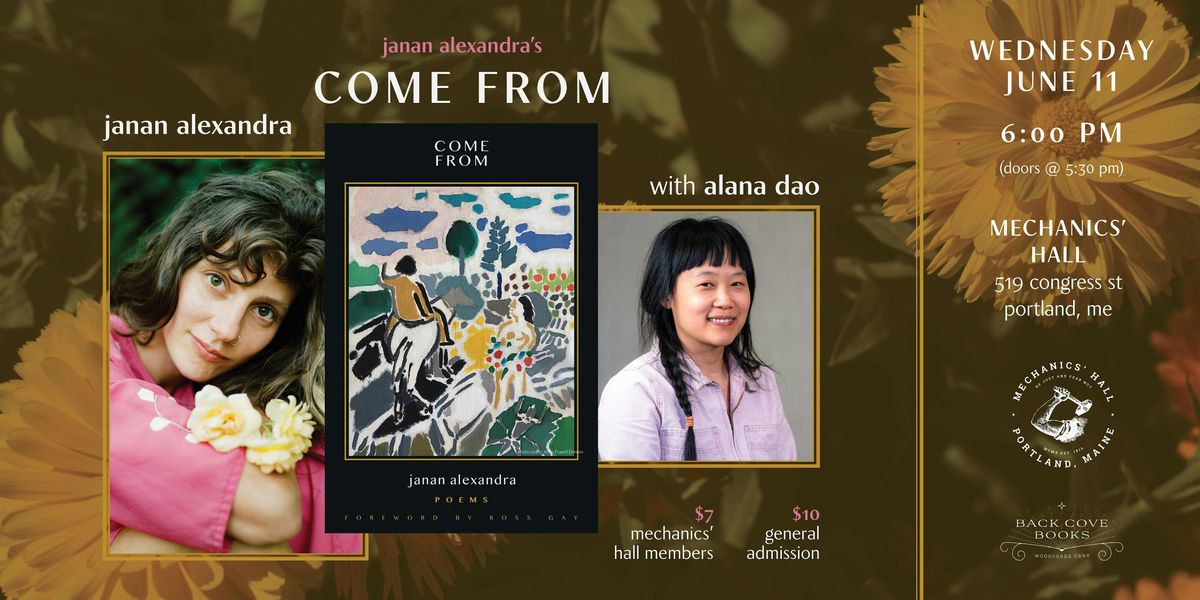 janan alexandra's 'come from' with Alana Dao, 11 June | Event in Portland | AllEvents
