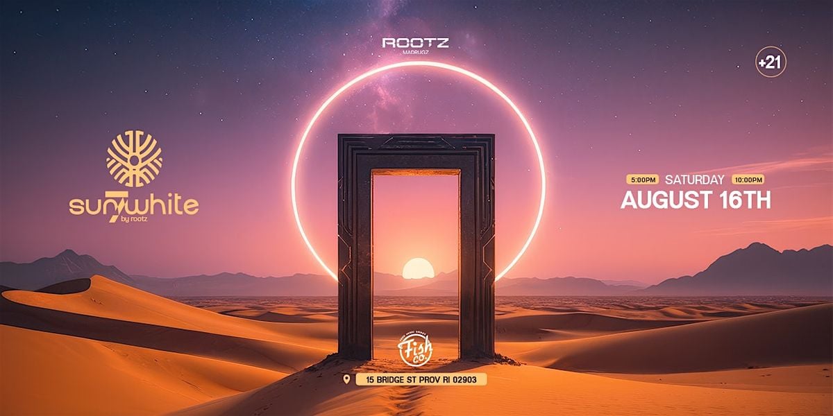 SUNSET WHITE BY: ROOTZ, 16 August | Event in Providence | AllEvents