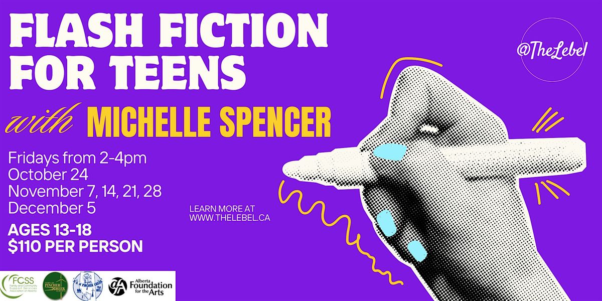 Flash Fiction- Stories So Small:  six week teen writing workshop, 24 October | Event in Pincher Creek | AllEvents