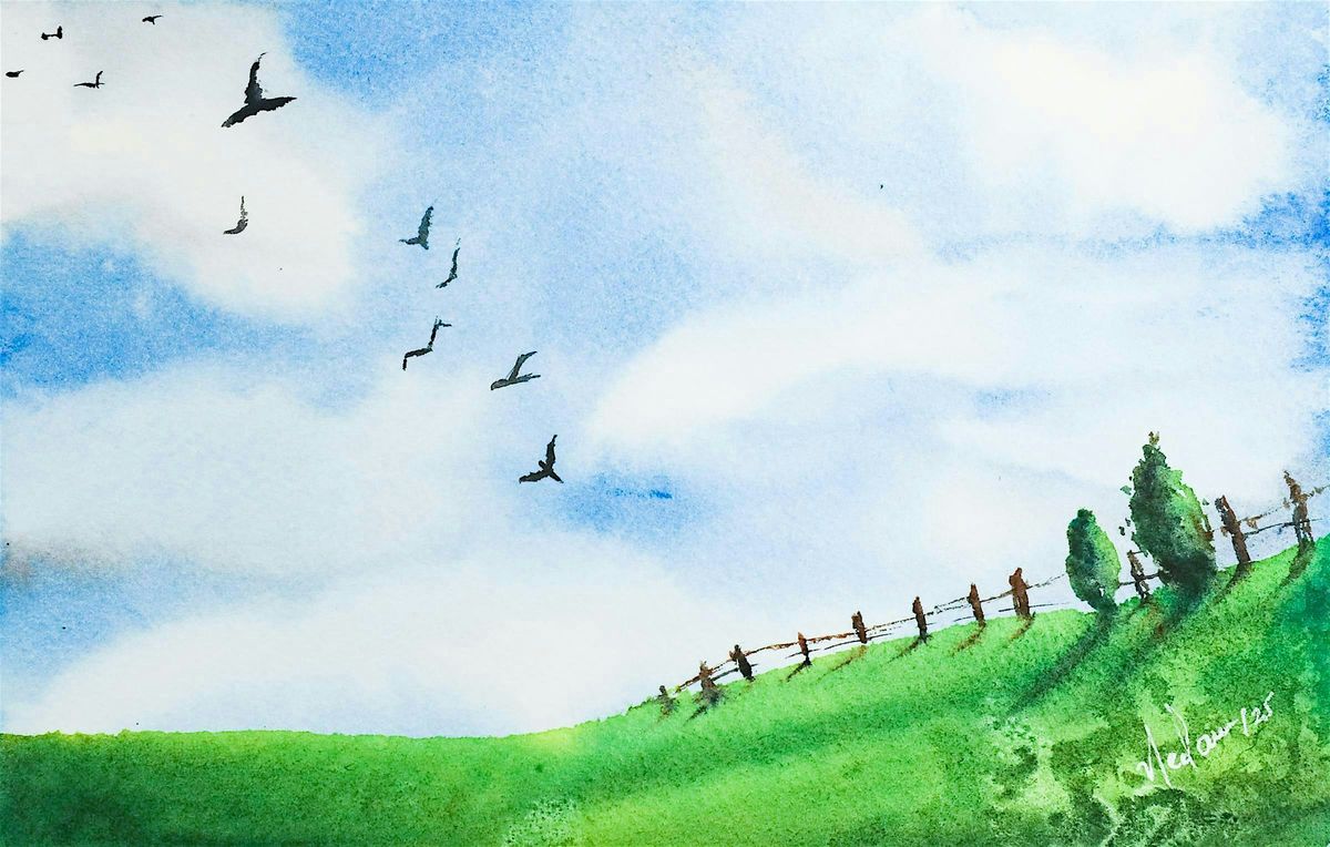 Beginner’s Watercolor Landscape Class, 16 August | Event in Morgan Hill | AllEvents