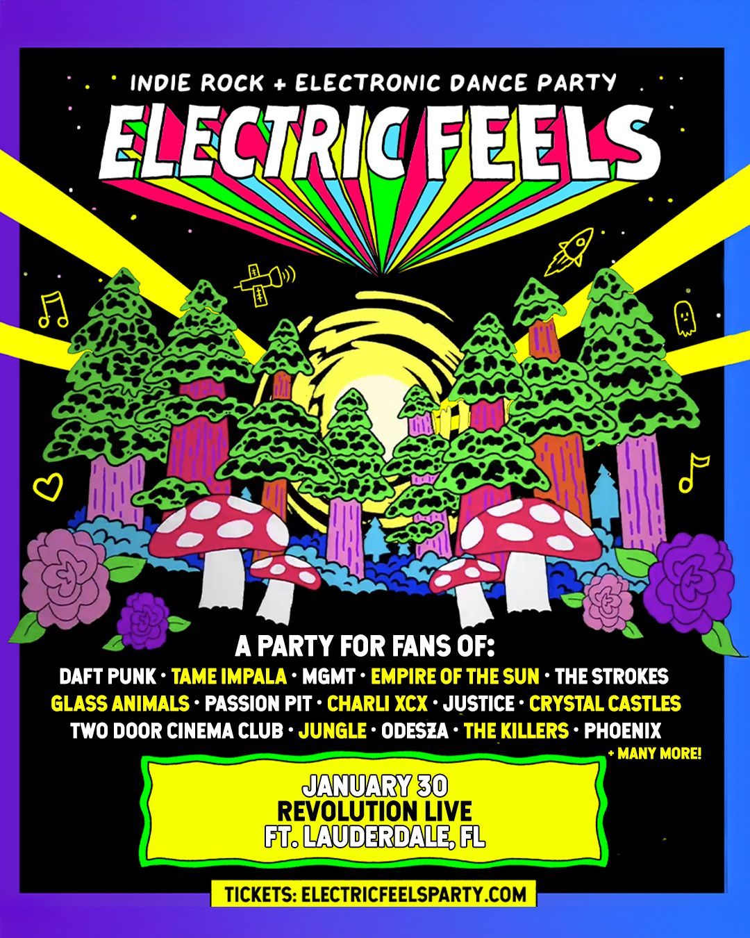Electric Feels: Indie Rock & Electronic Dance Party, 20 March | Event in Grand Rapids | AllEvents