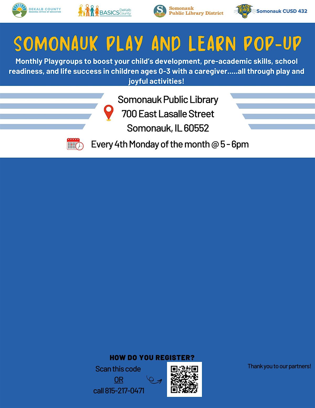 Somonauk Play and Learn Pop-Up!! | Event in Somonauk | AllEvents