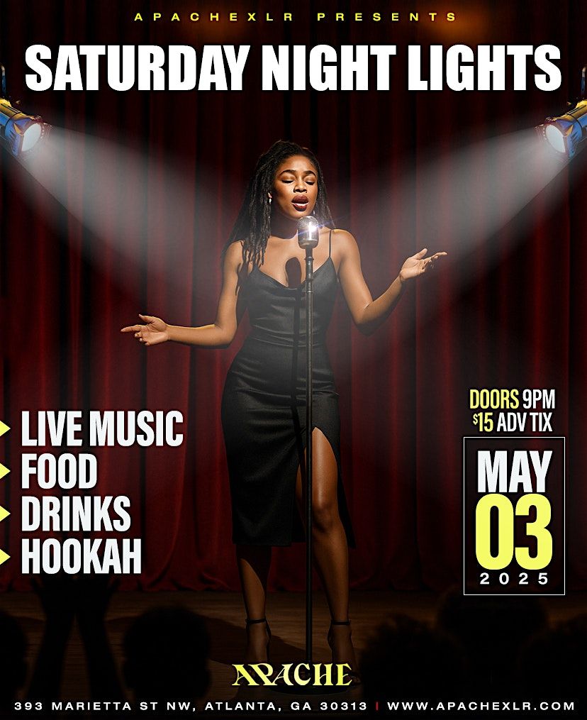 Saturday Night Lights RNB Live Music, 3 May | Event in Atlanta | AllEvents
