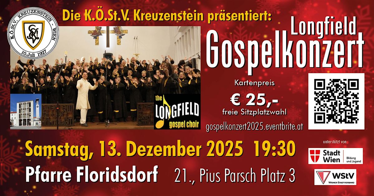 K.Ö.St.V. Kreuzenstein präsentiert: "The Longfield Gospel Choir", 13 December | Event in Wien