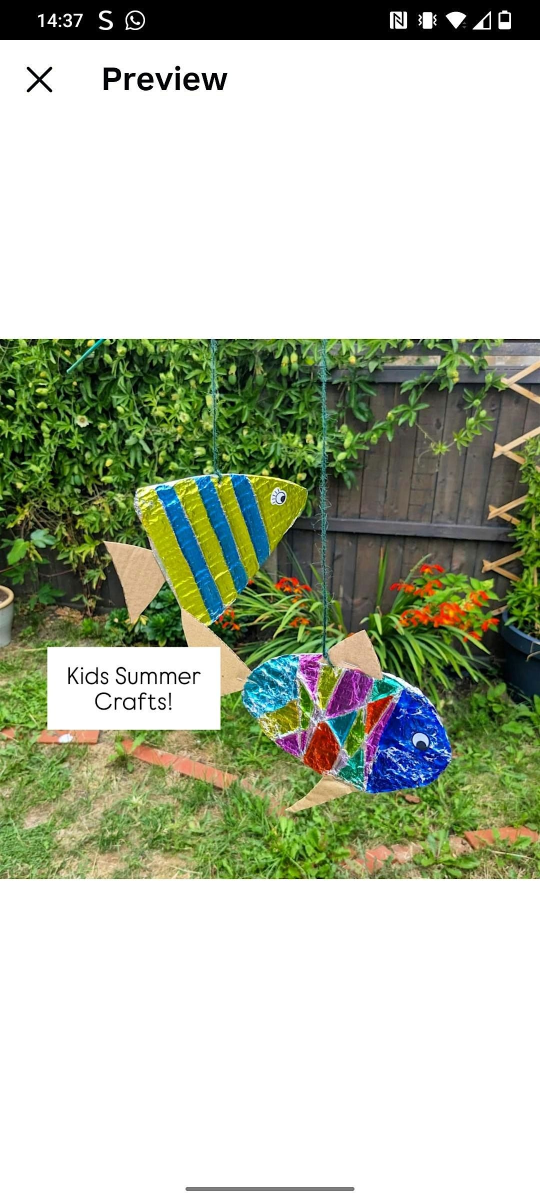 Kids Crafts! - Sparkly Fish Mobiles, 6 August | Event in Crewkerne | AllEvents