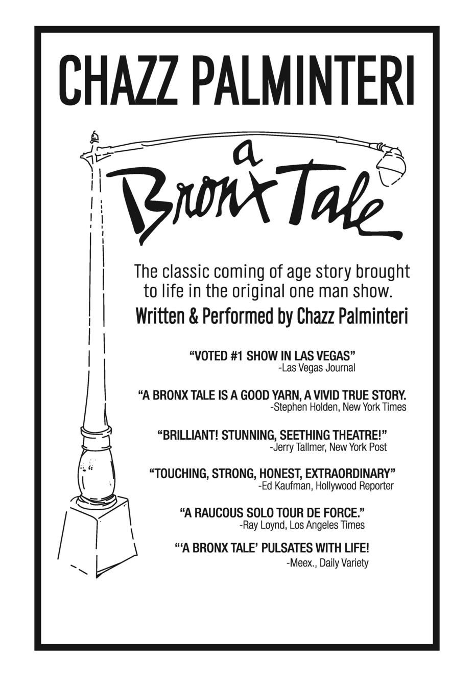 Chazz Palminteri - A Bronx Tale at Nashua Center for the Arts, 20 July | Event in Nashua | AllEvents
