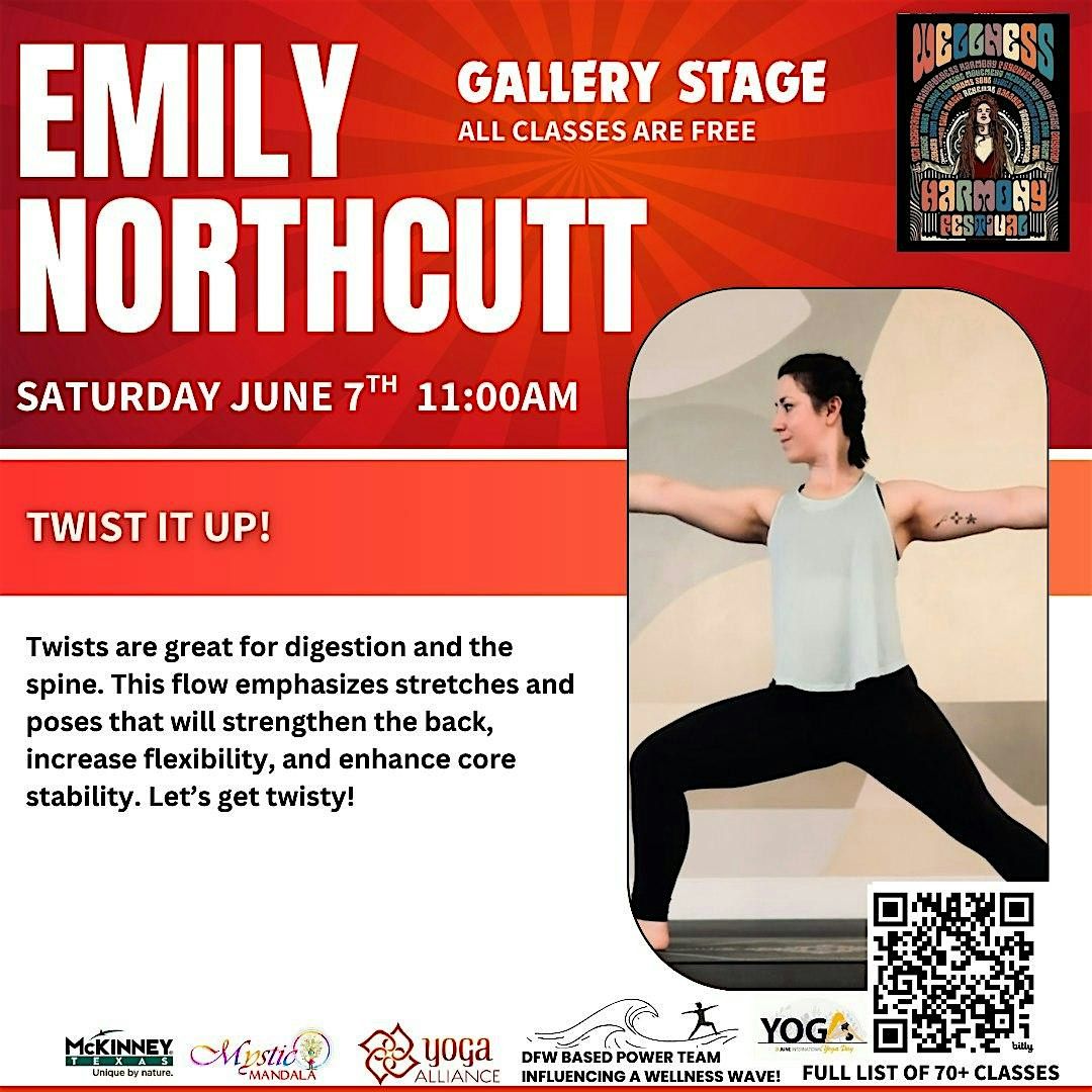FREE CLASS: Twist it up with Emily Northcutt, 7 June | Event in McKinney | AllEvents