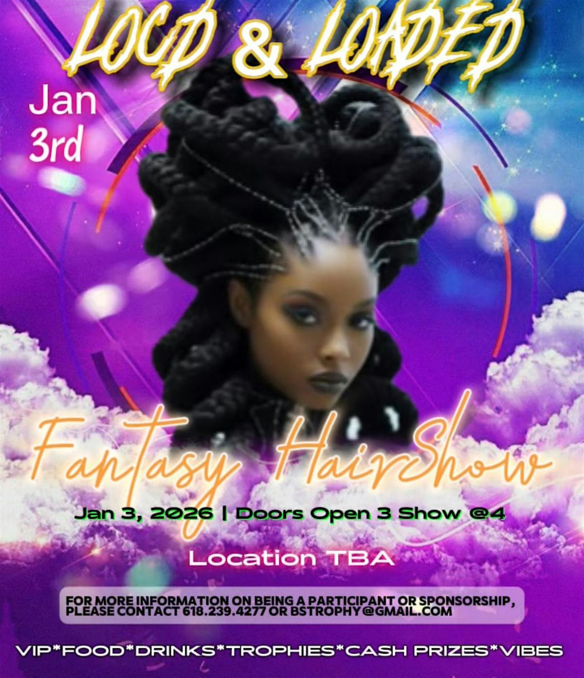 Loc'd & Loaded Fantasy Hair Show, 3 January | Event in Belleville | AllEvents