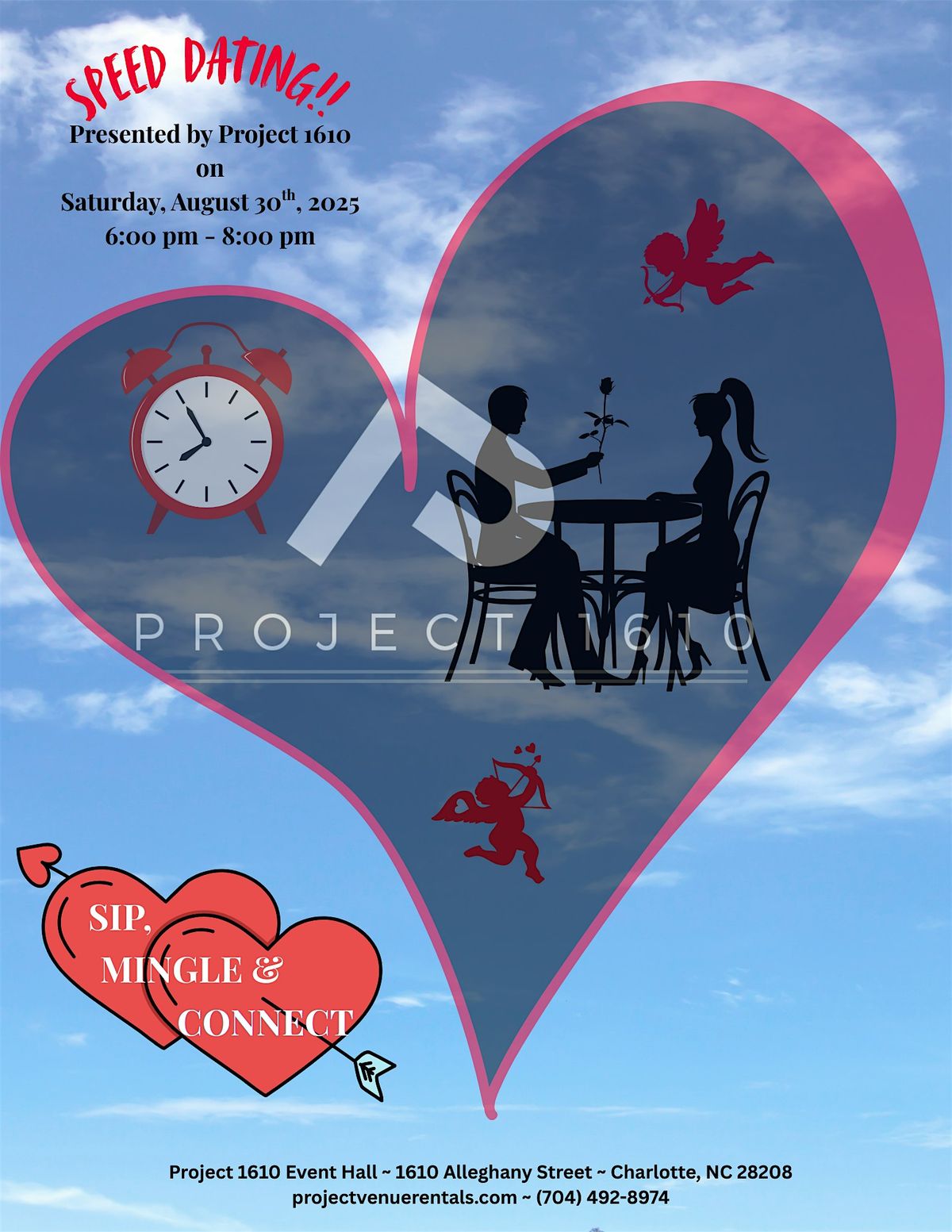 Speed Dating: Sip, Mingle, & Connect., 30 August | Event in Charlotte | AllEvents