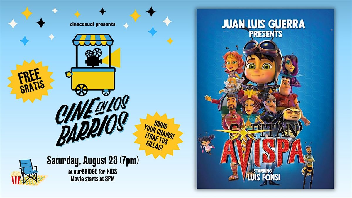 Cine en los Barrios: Capitán Avispa, 23 August | Event in Charlotte | AllEvents