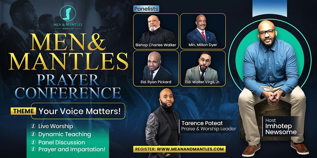 Men & Mantles Prayer Conference, 3 October | Event in Raleigh | AllEvents