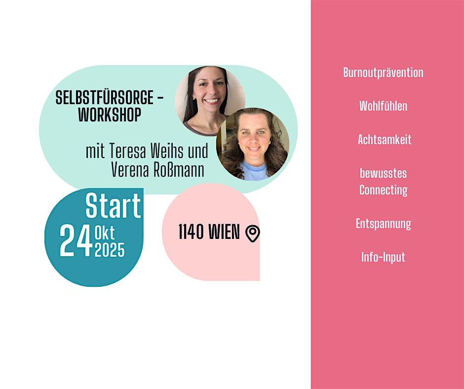 Selbstfürsorge - Workshop (8 Abende), 24 October | Event in Wien | AllEvents