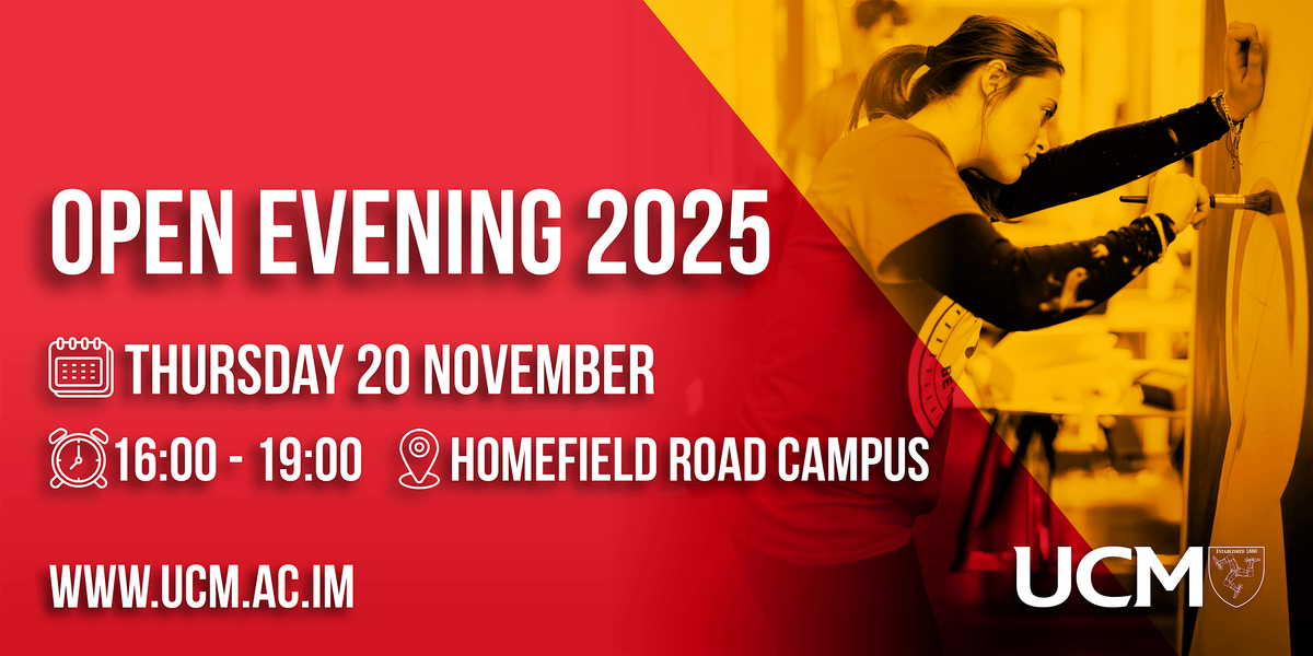 Open Evening 2025, 20 November | Event in Douglas | AllEvents