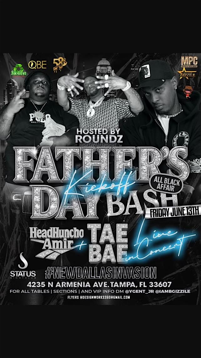 HeadHuncho Amir & Tae Bae-Bae Performing Live, 13 June | Event in Tampa | AllEvents
