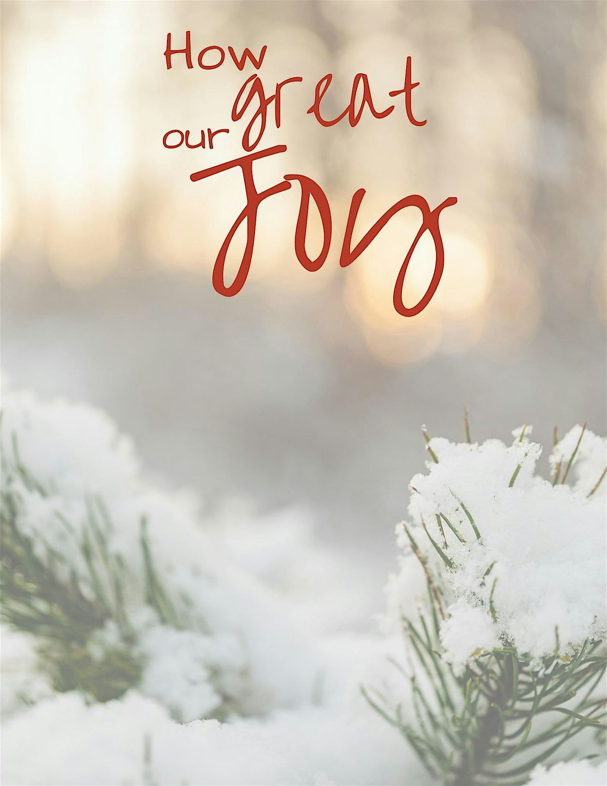 How Great Our Joy - 12:00pm, 6 December | Event in Chattanooga | AllEvents